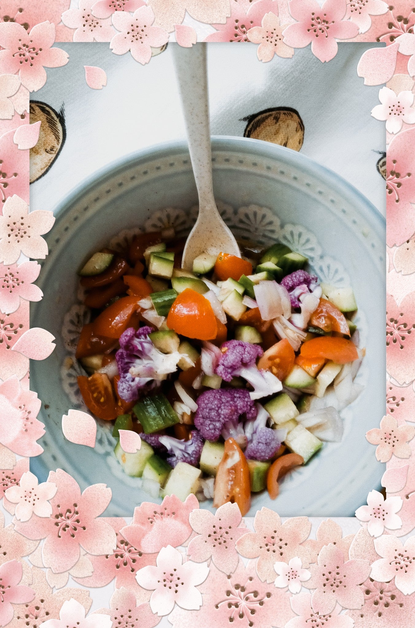 🌸 Sakura-Season Confetti Salad 🌸
