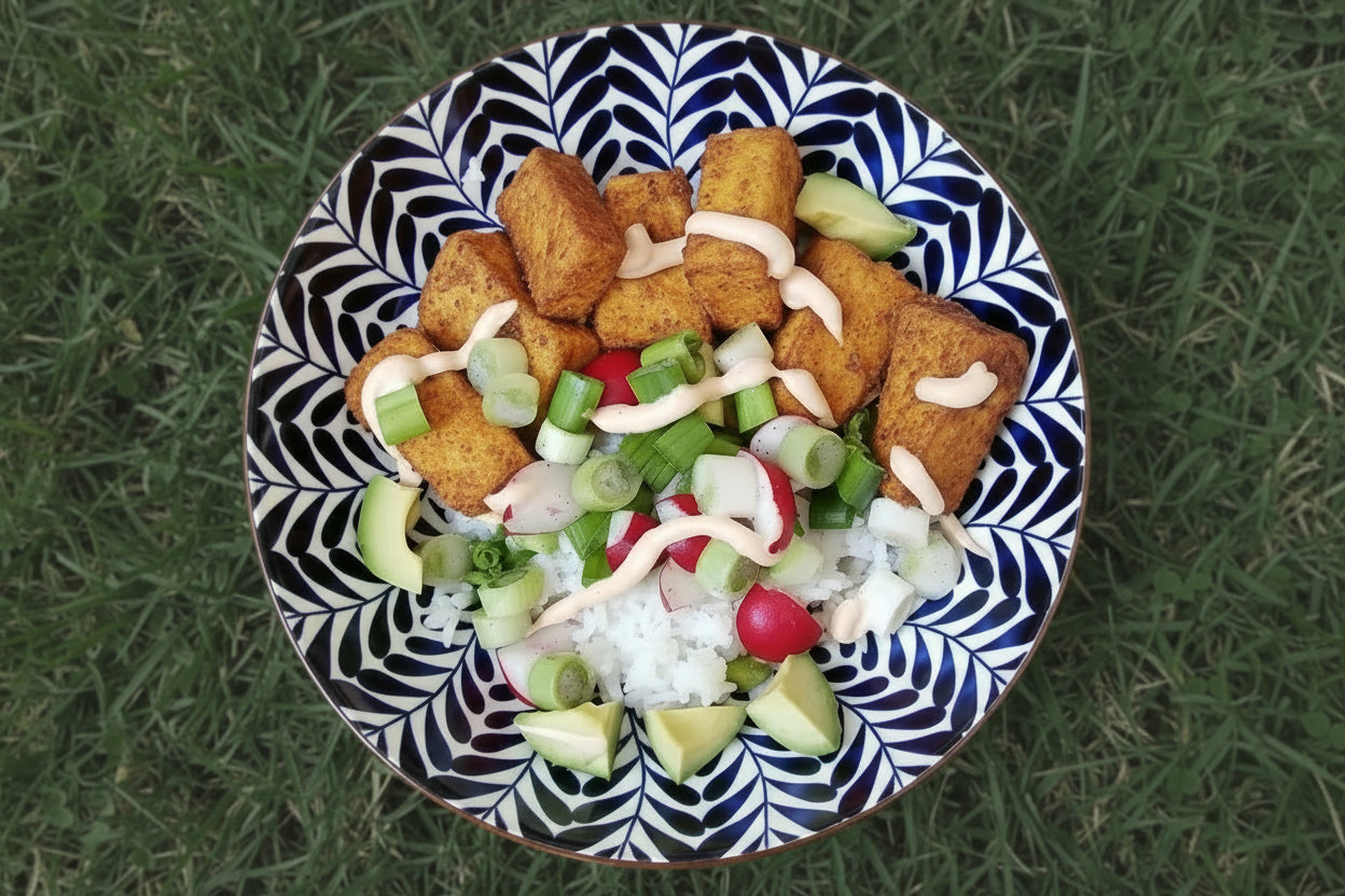 Bang Bang Tofu Bowl🌶️🥑🍚
