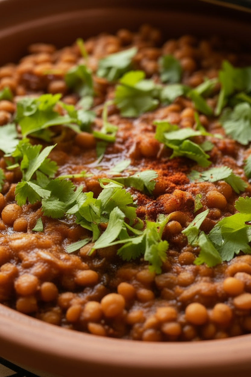 Spiced Red Lentil & Coconut Stew